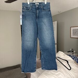 Medium wash Wide leg jeans